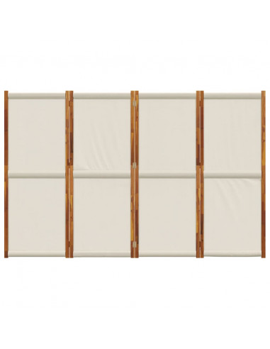 Divisorio a 4 Pannelli Grigio Chiaro 280x180 cm