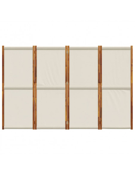 Divisorio a 4 Pannelli Grigio Chiaro 280x180 cm