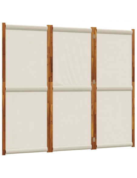 Divisorio a 3 Pannelli Grigio Chiaro 210x180 cm