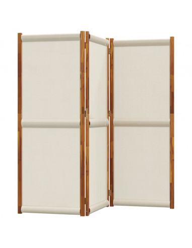 Divisorio a 3 Pannelli Grigio Chiaro 210x180 cm