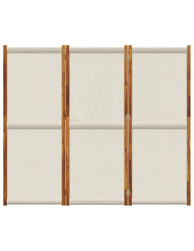 Divisorio a 3 Pannelli Grigio Chiaro 210x180 cm