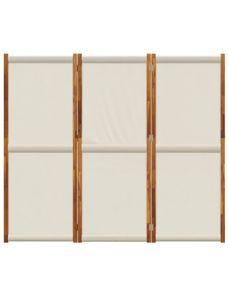 Divisorio a 3 Pannelli Grigio Chiaro 210x180 cm