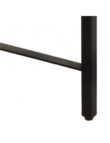 Libreria a 4 Livelli 160x35x160 cm in Legno Massello di Mango