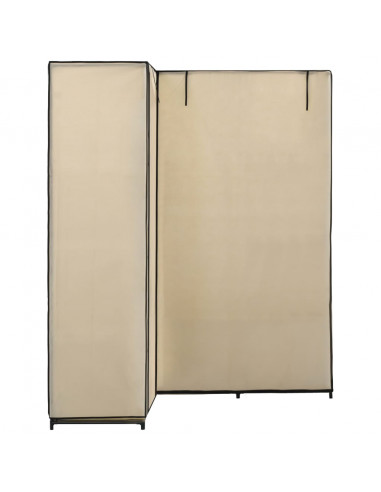 Armadio Angolare Crema 130x87x169 cm