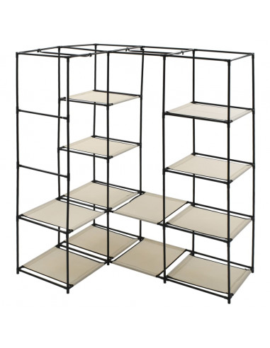 Armadio Angolare Crema 130x87x169 cm