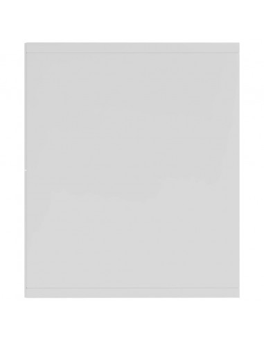 Libreria/Mobile TV Bianco 36x30x114 cm in Legno Multistrato