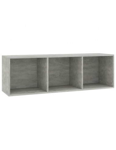 Libreria/Mobile TV Grigio Cemento 36x30x114cm Legno Multistrato