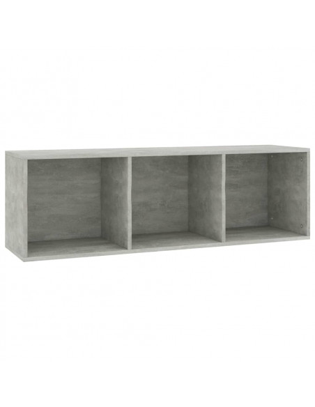 Libreria/Mobile TV Grigio Cemento 36x30x114cm Legno Multistrato