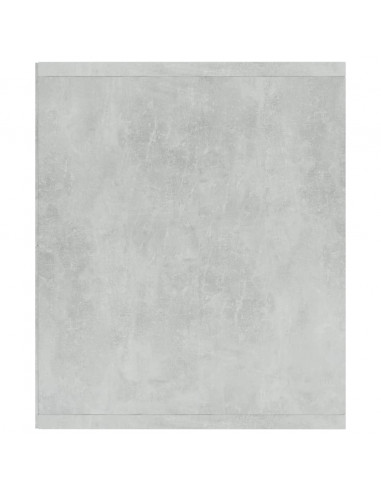 Libreria/Mobile TV Grigio Cemento 36x30x114cm Legno Multistrato