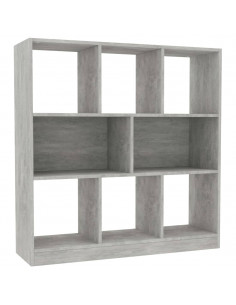 Libreria Grigio Cemento 97,5x29,5x100 cm in Legno Multistrato 2