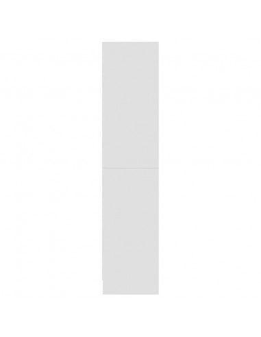 Libreria a 3 Ripiani Bianca 60x24x109 cm in Legno Multistrato