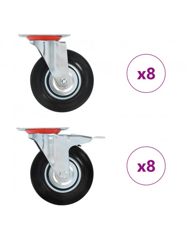 Ruote Girevoli 16 pz 125 mm