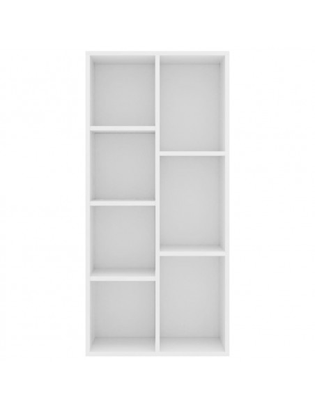 Libreria Bianca 50x25x106 cm in Legno Multistrato