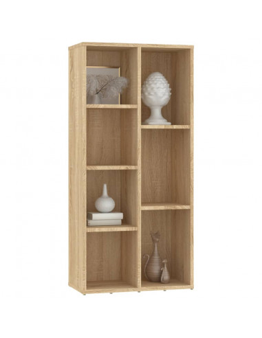 Libreria Rovere Sonoma 50x25x106 cm in Legno Multistrato