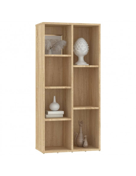 Libreria Rovere Sonoma 50x25x106 cm in Legno Multistrato