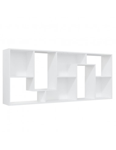 Libreria Bianca 67x24x161 cm in Legno Multistrato