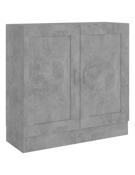 Libreria Grigio Cemento 82,5x30,5x80 cm in Legno Multistrato