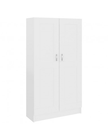 Libreria Bianca 82,5x30,5x150 cm in Legno Multistrato