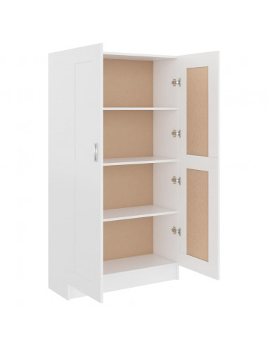 Libreria Bianca 82,5x30,5x150 cm in Legno Multistrato