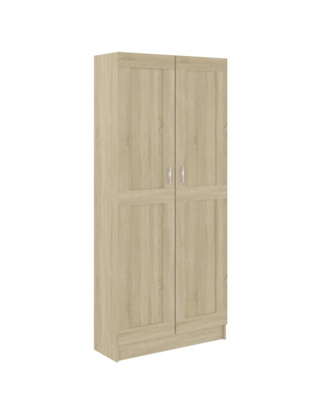 Libreria Rovere Sonoma 82,5x30,5x185,5 cm in Legno Multistrato