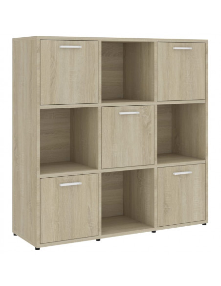 Libreria Rovere Sonoma 90x30x90 cm in Legno Multistrato