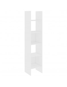 Libreria Bianca 40x35x180 cm in Legno Multistrato 2