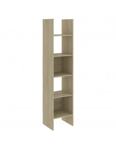 Libreria Rovere Sonoma 40x35x180 cm in Legno Multistrato 2