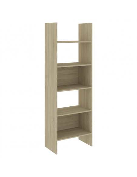 Libreria Rovere Sonoma 60x35x180 cm in Legno Multistrato