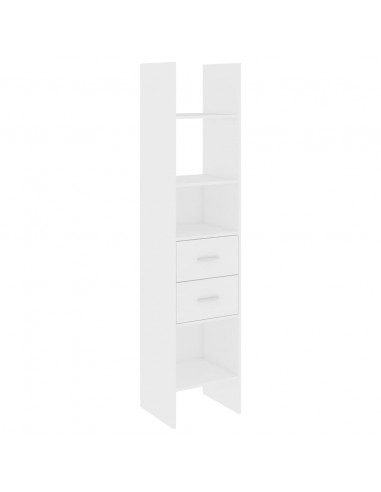 Libreria Bianca 40x35x180 cm in Legno Multistrato