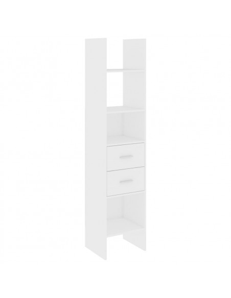 Libreria Bianca 40x35x180 cm in Legno Multistrato