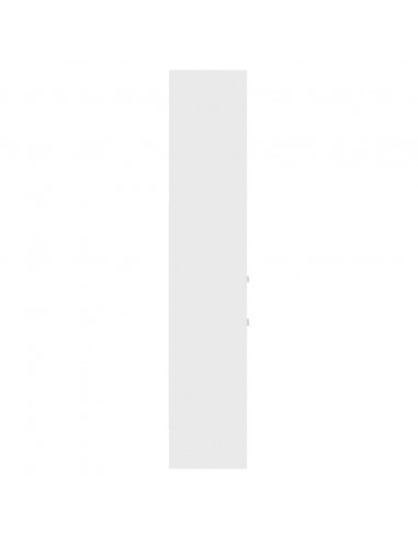 Libreria Bianca 40x35x180 cm in Legno Multistrato