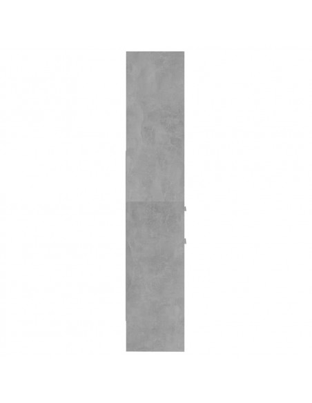 Libreria Grigio Cemento 40x35x180 cm in Legno Multistrato