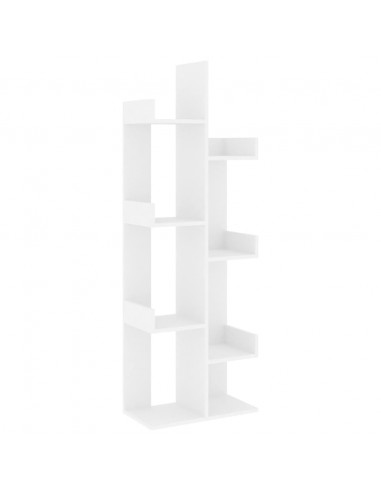 Libreria Bianca 48x25,5x140 cm in Truciolato