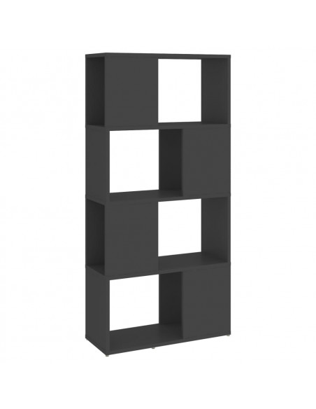 Libreria/Divisorio Grigio 60x24x124,5 cm in Truciolato