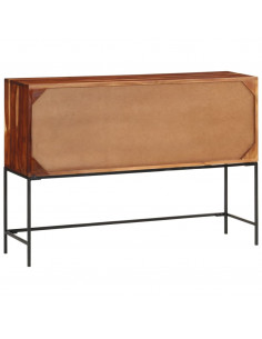 Credenza 110x28x76 cm in Legno Massello di Acacia 2