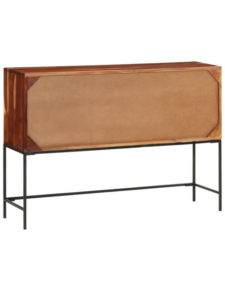 Credenza 110x28x76 cm in Legno Massello di Acacia