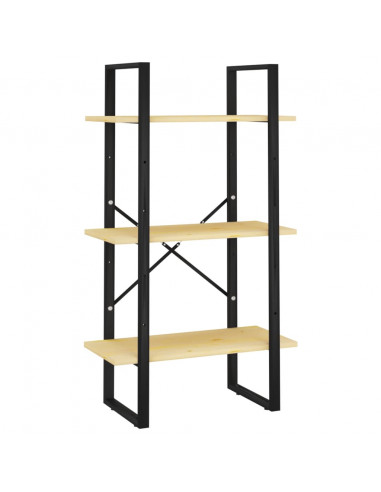 Scaffale Portaoggetti 60x30x105 cm in Legno Massello di Pino