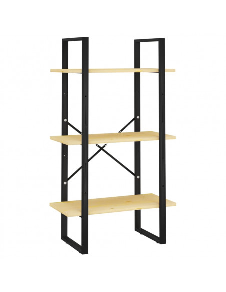 Scaffale Portaoggetti 60x30x105 cm in Legno Massello di Pino