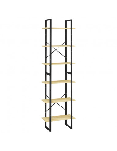 Scaffale Portaoggetti 60x30x210 cm in Legno Massello di Pino