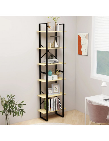 Scaffale Portaoggetti 60x30x210 cm in Legno Massello di Pino