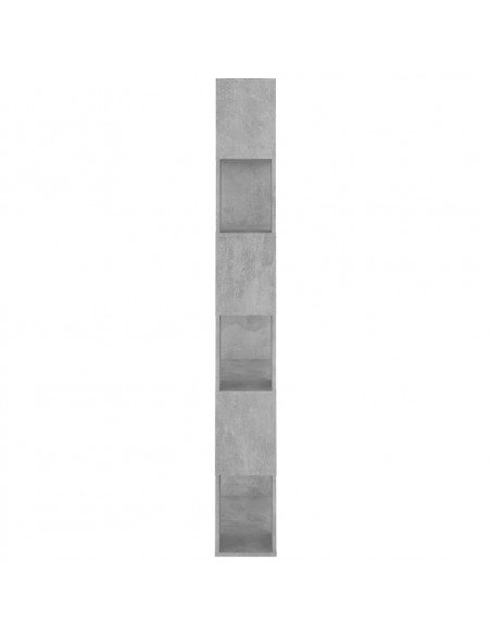 Libreria/Divisorio Grigio Cemento 80x24x186 cm in Truciolato