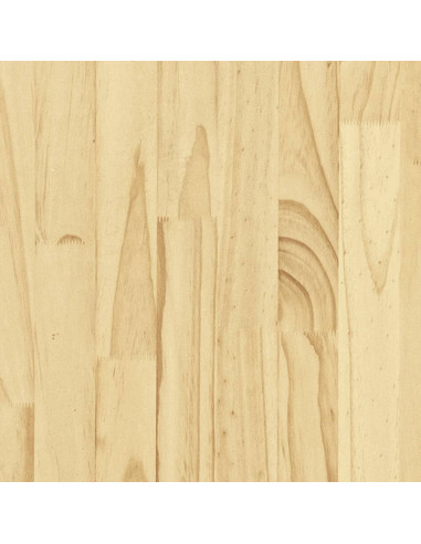 Libreria a 5 Ripiani 80x30x175 cm in Legno Massello di Pino