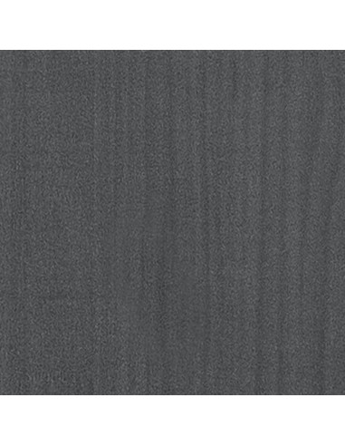 Libreria a 5 Ripiani Grigia 80x30x175 cm in Legno di Pino