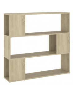 Libreria/Divisorio Rovere Sonoma 100x24x94 cm 2