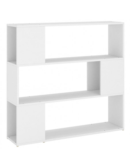 Libreria/Divisorio Bianco 100x24x94 cm
