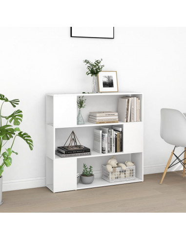 Libreria/Divisorio Bianco 100x24x94 cm