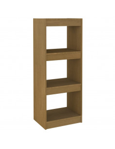 Libreria/Divisorio Miele 40x30x103,5 cm Legno Massello di Pino 2
