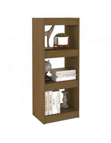 Libreria/Divisorio Miele 40x30x103,5 cm Legno Massello di Pino