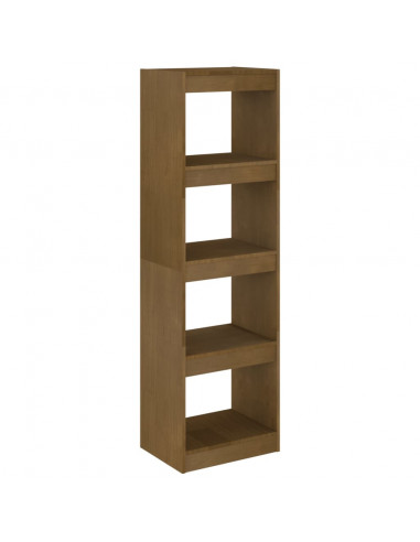 Libreria/Divisorio Miele 40x30x135,5 cm Legno Massello di Pino