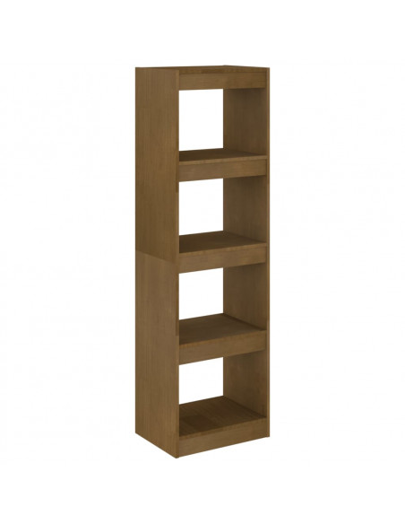 Libreria/Divisorio Miele 40x30x135,5 cm Legno Massello di Pino